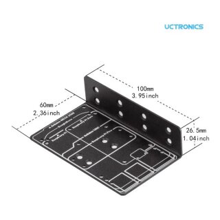 UCTRONICS U6179 for Raspberry Pi 5 DIN Rail Mount