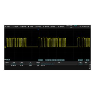 Siglent SDS5000HD-CANFD CAN FD Trigger & Decode