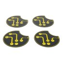 Sensepeek 7027 Multipurpose base plates, Pack of 4