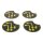 Sensepeek 7027 Multipurpose base plates, Pack of 4