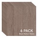 Bambu Lab B-YA003 3 mm Plywood, 6er-Pack Black Walnut