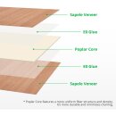 Bambu Lab B-YA004 3 mm Plywood, 6er-Pack Sapele