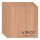 Bambu Lab B-YA004 3 mm Plywood, 6er-Pack Sapele