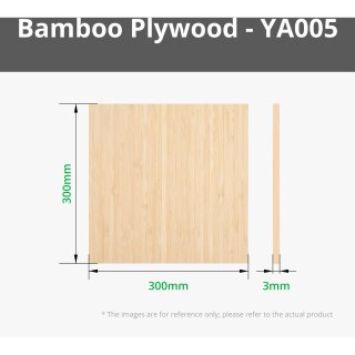 Bambu Lab B-YA005 3 mm Bamboo Board, 6er-Pack