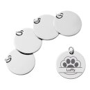 Bambu Lab Round Stainless Steel Tag, Pack of 5