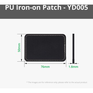 Bambu Lab Rectangular PU Iron-on Patch, 10er-Pack