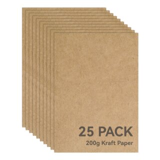 Bambu Lab A4 200g Kraft Paper, Pack of 25