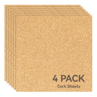 Bambu Lab B-YL001 2mm Cork Sheet, Pack of 4