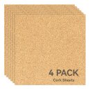 Bambu Lab B-YL001 2mm Cork Sheet, Pack of 4