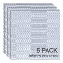 Bambu Lab Reflective Decal Sheet, 10er-Pack Light Gray