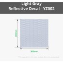 Bambu Lab Reflective Decal Sheet, 10er-Pack Light Gray
