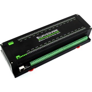 30-Ch Ethernet Relay Module, Modbus RTU/Modbus TCP Protocol, PoE Port Communication, With Various Isolation And Protection Circuits