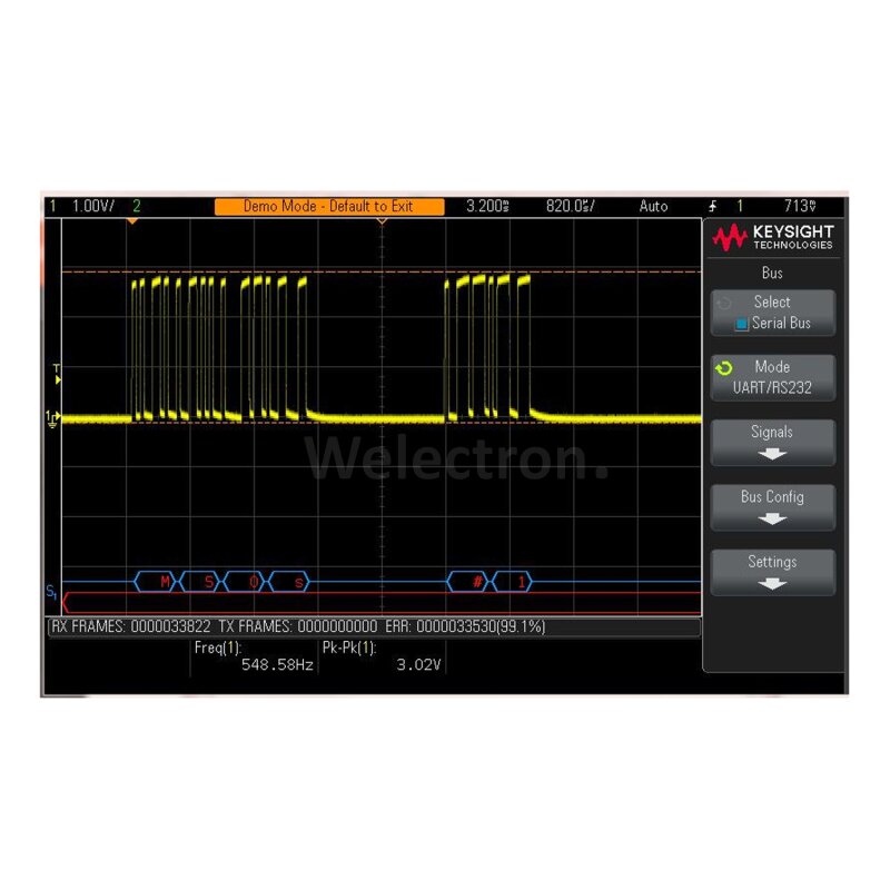 Keysight DSOX1EMBD Decoding Package I2C, SPI, UART/RS-232 (DSOX1102),