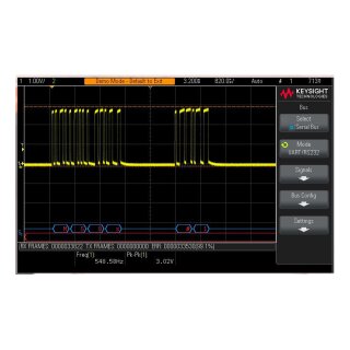 Keysight EDUX1EMBD Decoding Paket I2C, SPI, UART/RS-232 (EDUX1002)