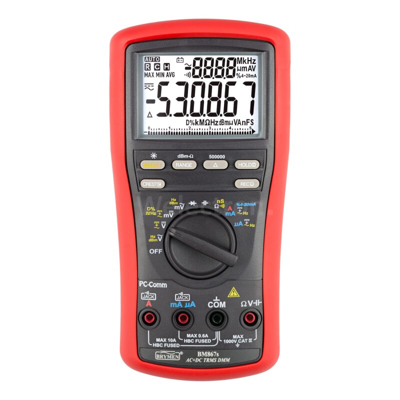 Image of Brymen BM867s multimeter on Best Buy website