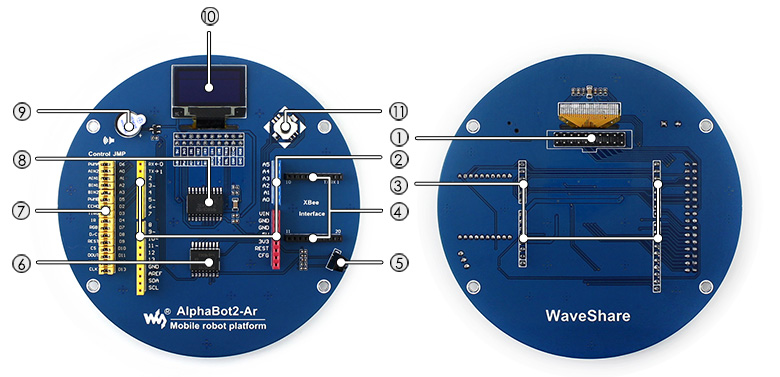 AlphaBot2-Ar on board resource