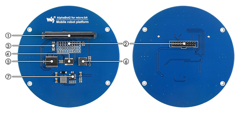 AlphaBot2 fr micro:bit on board resource