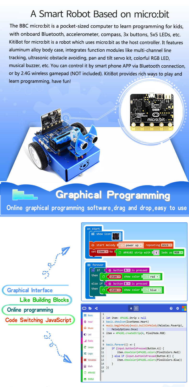 KitiBot for micro:bit W illustration