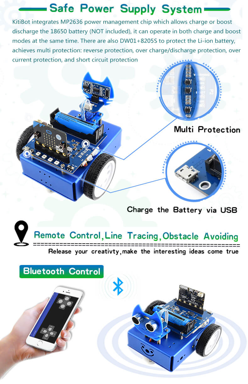 KitiBot fr micro:bit W illustration