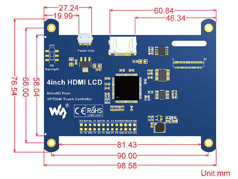 4inch-HDMI-LCD-dimension