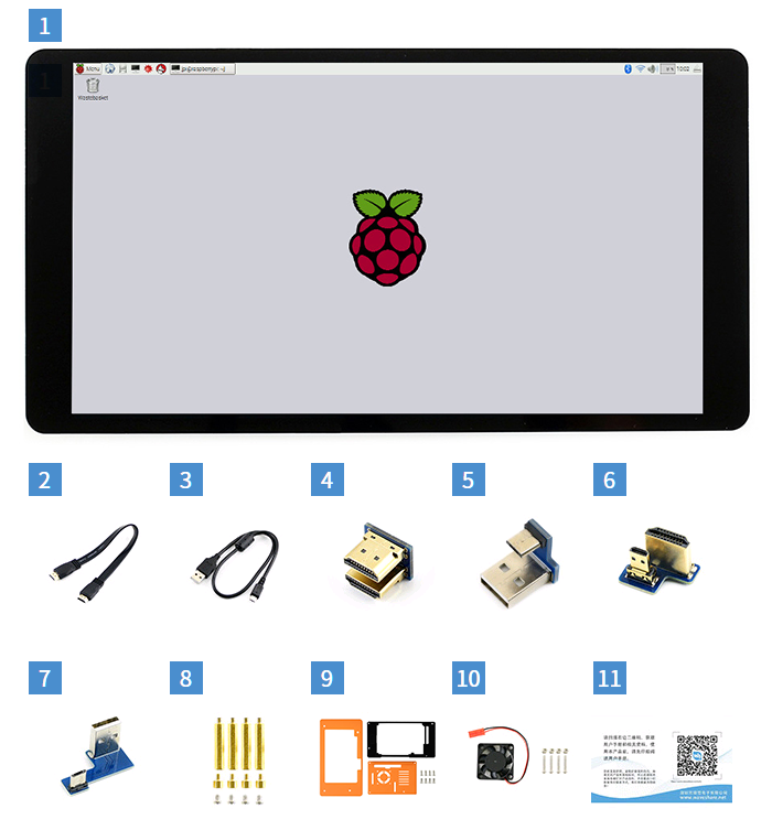 5.5inch HDMI AMOLED (with case)