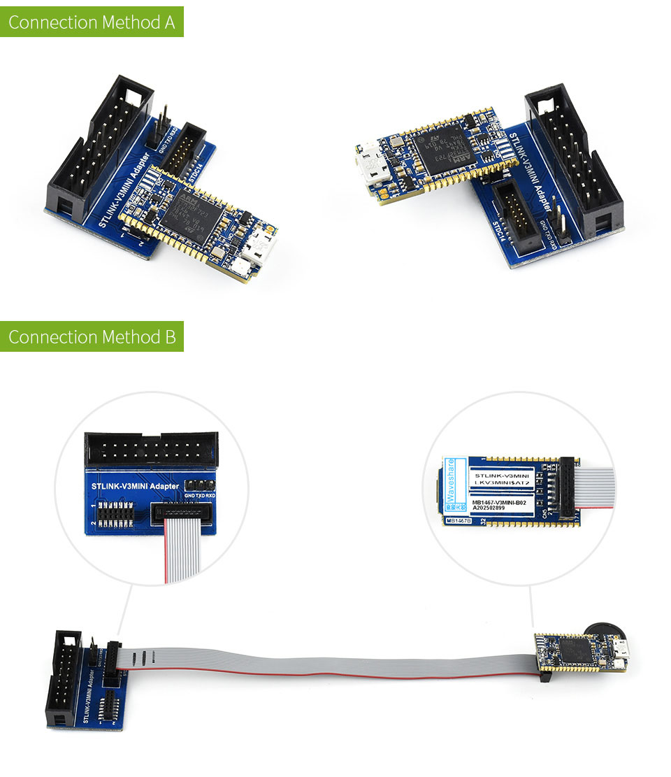 STLINK-V3MINI connections