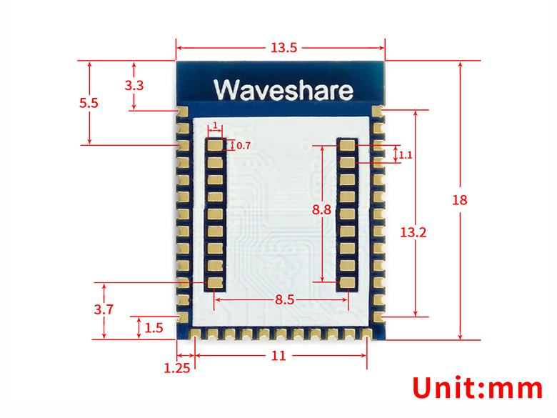 Core52840 dimension