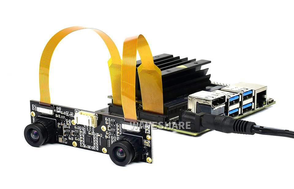 IMX219-83 Stereo Camera dimensions