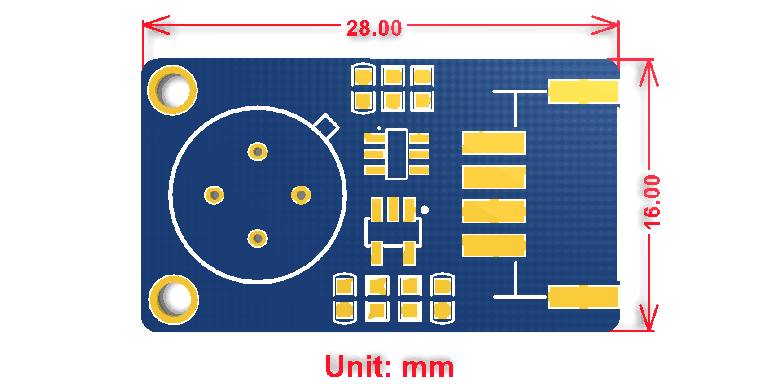 Infrared Temperature Sensor dimensions