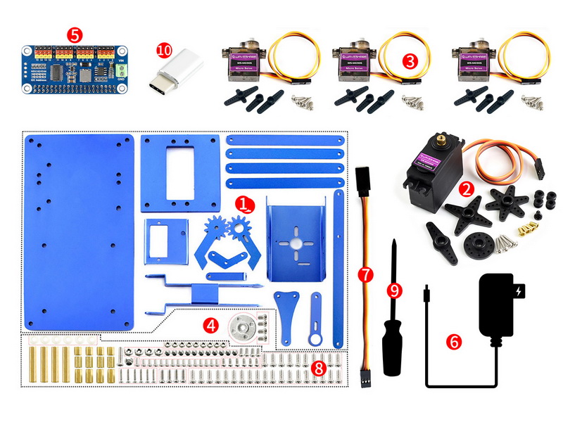 Roboterarm fr Pi-Paket