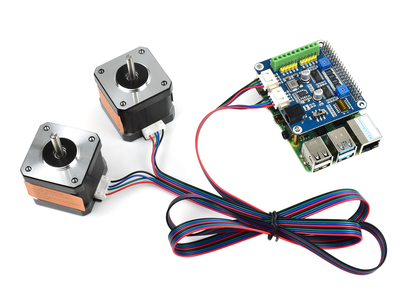 Stepper Motor HAT demo